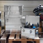 ALUTEC Boîte de rangement en aluminium CLASSIC 68 L