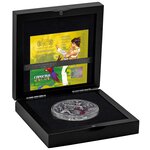 CAPOEIRA Rebel Time 2 Once Argent Monnaie 2000 Francs CFA Cameroon 2023