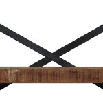 vidaXL Buffet avec étagères Bois de récupération massif 120x35x200 cm