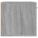 vidaXL Armoire murale Sonoma gris 60x36 5x35 cm Bois d'ingénierie