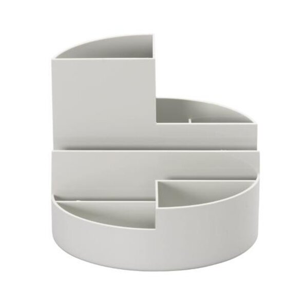Organisateur de bureau rundbox 6 compartiments Gris MAUL