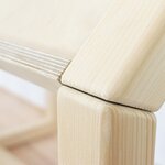 Table d'activités bois et blanc ART