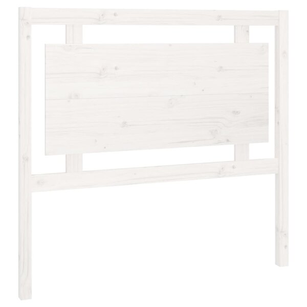 vidaXL Tête de lit Blanc 105 5x4x100 cm Bois massif de pin