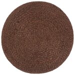 vidaXL Pouf fait à la main Marron 40 x 45 cm Jute