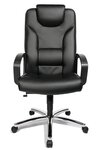 Fauteuil de direction 'Comfort Point 50' Chrome/noir TOPSTAR