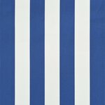 vidaXL Auvent rétractable 400x150 cm Bleu et blanc