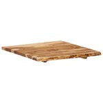 vidaXL Dessus de table Bois d'acacia massif 58x(50-60)x2 5 cm