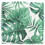 vidaXL Coussins de palette pour siège 2 Pièces Motif feuilles 40x40x8 cm Tissu Oxford