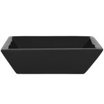 vidaXL Lavabo Céramique carré Noir 41 5 x 41 5 x 12 cm