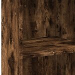 vidaXL Buffet haut chêne fumé 50x41x124 cm bois d'ingénierie