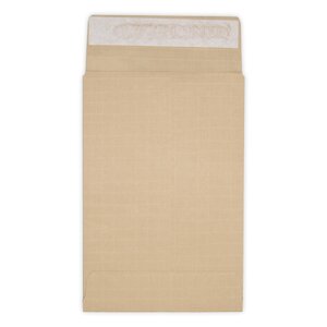 Lot de 100 enveloppes pochettes kraft armé à soufflet marron 176 x 250 + 30 mm