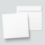 23090 Carte carrée Joyeux Noël avec Enveloppe 15x15cm