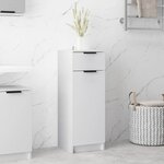 vidaXL Armoire de salle de bain blanc 32x34x90 cm bois d'ingénierie