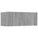 vidaXL Ensemble de meubles TV 8 Pièces Sonoma gris Bois d'ingénierie