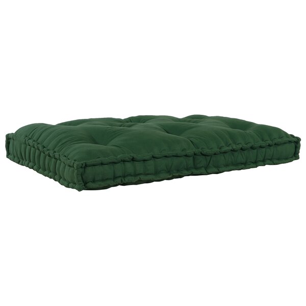 Coussin de canapé palette vidaXL en tissu vert
