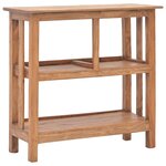 vidaXL Table console Bois de récupération massif 69x28x70 cm