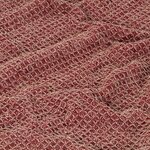 vidaXL Couverture en coton 160 x 210 cm Bordeaux