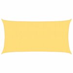 vidaXL Voile d'ombrage 160 g/m² Beige 2 5x5 m PEHD