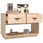 vidaXL Meuble TV 90x40x60 cm Bois de pin massif