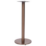 vidaXL Pied de table de bistro Doré Ø45x107 cm Acier inoxydable