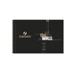 Bloc 30 Feuilles Dessin Spiralé 'The WALL' A4 220 g Blanc Mat Très Lisse CANSON
