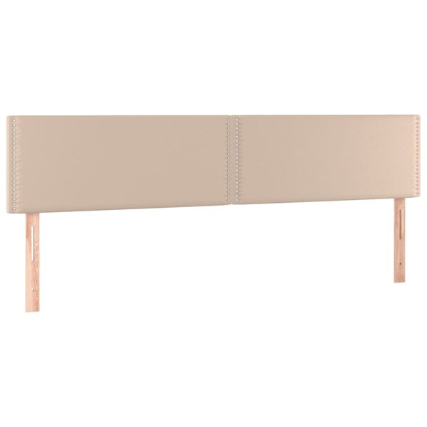 vidaXL Têtes de lit 2 Pièces Cappuccino 100x5x78/88 cm Similicuir