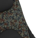 vidaXL Lit de pêche avec pieds à boue réglables pliable camouflage