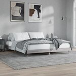 vidaXL Cadre de lit sans matelas sonoma gris 160x200cm bois ingénierie