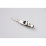 Ustensiles de poche pour le camping 6 en 1 - en inox