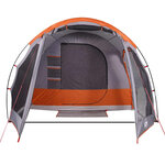 vidaXL Tente familiale 6 personnes orange imperméable