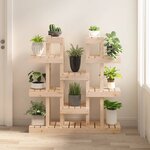 vidaXL Support à plantes 104 5x25x109 5 cm Bois massif de pin