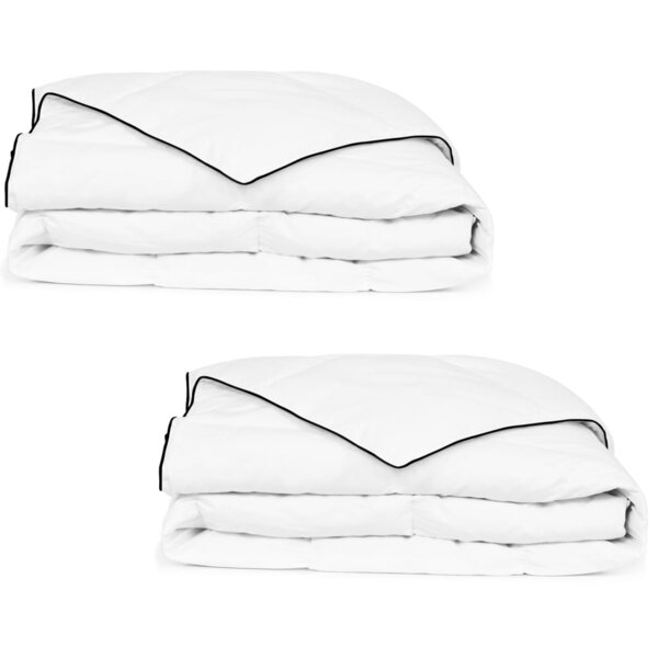 vidaXL Couette en duvet d'hiver 2 Pièces 135 x 200 cm
