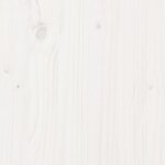 vidaXL Tête de lit blanc 180 cm bois massif de pin