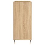 vidaXL Armoire à disques chêne sonoma 84 5x38x89 cm bois d'ingénierie