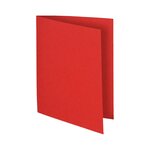 Paquet De 100 Chemises Flash 220 100  Recyclé - 24x32cm - Rouge - X 5 - Exacompta