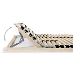 vidaXL Sommier à lattes sans matelas avec 28 lattes 7 zones 70x200 cm