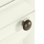 vidaXL Armoire plastique 40x43x164 cm design bois glace à la vanille