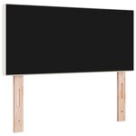 Tête de lit design simple crème 80 cm en tissu velours côtelé