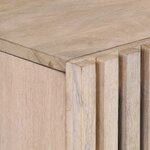 vidaXL Armoire lavabo de bain 62x34x58 cm bois massif de manguier