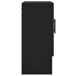 vidaXL Armoire murale noir 60x31x70 cm bois d'ingénierie