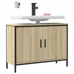 vidaXL Armoire lavabo de salle de bain chêne sonoma 80x30x60 cm