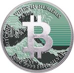 Pièce de monnaie en Argent 2 Dollars g 31.1 (1 oz) Millésime 2024 DIGITAL WAVE