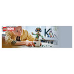 LEGO® Marvel 76297 - Le Set Danse de Bébé Groot avec Fonction Interactive et Accessoires Personnalisables