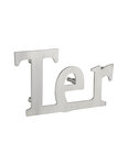 THIRARD - Lettre Ter à visser  inox  H.80mm