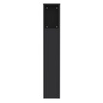 vidaXL Armoire de tête de lit Noir 100x18 5x104 5 cm