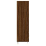 vidaXL Buffet haut chêne marron 69 5x31x115 cm bois d'ingénierie