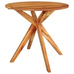 vidaXL Ensemble à manger de jardin 5 Pièces Bois d'acacia solide