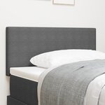 Tête de lit vidaXL Design Simple Gris Clair 80 cm Tissu Côtelé