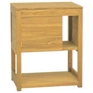 vidaXL Armoire de salle de bain 60x40x75 cm bois de teck solide