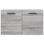 vidaXL Armoire murale Sonoma gris 60x36 5x35 cm Bois d'ingénierie